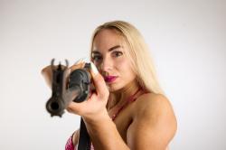 Mona Fighting with Assault Rifle